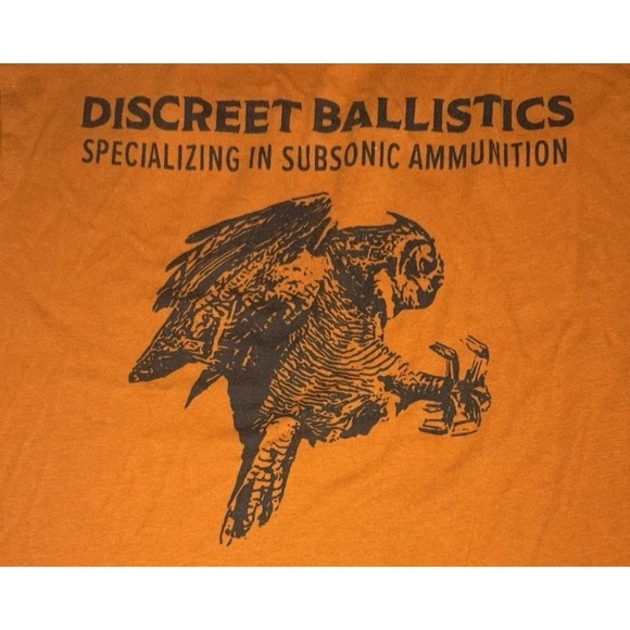 Other - Discrete Ballistics Men's T-shirt Size Medium USA Military Ammunition Orange